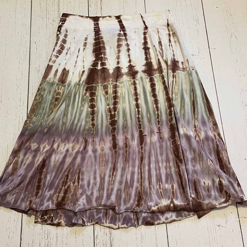 Tryst Tie Dye Cotton Skirt, size M - Picture 9 of 12